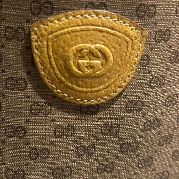 Gucci Micro GG Supreme Web Sherry Line Bucket (Vintage) - Picture 2 of 16